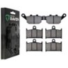 2 Kit plaquettes frein Triumph Daytona 650  Av G, Av D et Ar 020-017X2 -  - Raven 104-093