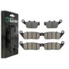 2 Kit plaquettes frein Triumph Street Triple 675 R VIN Av G, Av D et Ar 020-014X2 -  - Raven 104-095