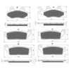 2 Kit plaquettes frein Triumph Thruxton 1200  Av G, Av D et Ar 247-022X2 -  - Raven 104-098