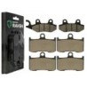 2 Kit plaquettes frein Triumph Tiger 1050 SE Sport Av G, Av D et Ar 247-207X2 -  - Raven 104-099