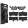 2 Kit plaquettes frein Triumph Daytona 675  Av G, Av D et Ar 020-296X2 -  - Raven 104-101