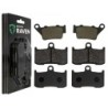 2 Kit plaquettes frein Triumph Street Triple 675  Av G, Av D et Ar 023-207X2 -  - Raven 104-103