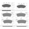 2 Kit plaquettes frein Triumph Bonneville 1200  Av G, Av D et Ar 088-031X2 -  - Raven 104-104