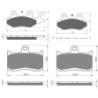 3 Kit plaquettes frein Triumph Tiger 1050 SE Sport Av G, Av D et Ar 088-207X2 -  - Raven 104-105
