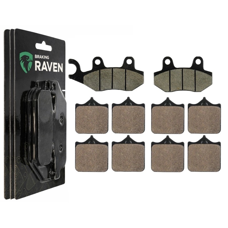 2 Kit plaquettes frein Triumph Speed Triple 1050  Av G, Av D et Ar 247-177X2 -  - Raven 104-106