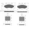 2 Kit plaquettes frein Triumph Speed Triple 1050  Av G, Av D et Ar 247-177X2 -  - Raven 104-106