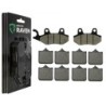 2 Kit plaquettes frein Triumph Speed Triple 1050  Av G, Av D et Ar 247-304X2 -  - Raven 104-108