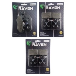 3 Kit plaquettes frein Triumph Trophy 1215  Av G, Av D et Ar 334-326X2 -  - Raven 104-111