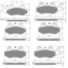 3 Kit plaquettes frein Yamaha XTZ 750 Super Tenere  Av G, Av D et Ar 002-009X2 -  - Raven 104-113