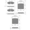 3 Kit plaquettes frein Piaggio MP3 400  Av G, Av D et Ar Nc -  - Raven 104-114