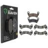 3 Kit plaquettes frein Polaris RZR XP toutes versions Av G, Av D et Ar 313-391X2 - EBC FA452R et FA680 - Raven 104-116