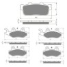 3 Kit plaquettes frein Kymco People 250 S DD Av G, Av D et Ar 355-334X2 - EBC SFA607 et FA228 - Raven 104-119