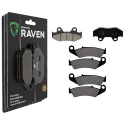 3 Kit plaquettes frein Honda TRX 250 Sportrax  Av G, Av D et Ar 102-004X2 - EBC FA92/3 SFA323/3 et FA125 - Raven 104-123