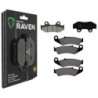 3 Kit plaquettes frein Honda TRX 250 Sportrax  Av G, Av D et Ar 102-004X2 - EBC FA92/3 SFA323/3 et FA125 - Raven 104-123