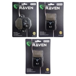 3 Kit plaquettes frein Suzuki LT-A 500 KingQuad  Av G, Av D et Ar 005-144X2 - EBC FA67 et FA54 - Raven 104-125