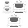 3 Kit plaquettes frein Quadzilla RS8  Av G, Av D et Ar 005-230X2 - EBC FA67 et FA377 - Raven 104-126