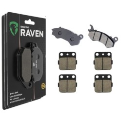 3 Kit plaquettes frein Honda TRX 500 Foreman  Av G, Av D et Ar 299-007X2 - EBC FA603 et FA84 - Raven 104-130