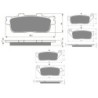 3 Kit plaquettes frein Yamaha X-Max 400  Av G, Av D et Ar 355-014X2 - EBC SFA607 et FA196/226 - Raven 104-137