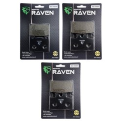 3 Kit plaquettes frein Yamaha FZR 750 R OWOI Av G, Av D et Ar 015-017X2 - EBC FA88 et FA145 236 - Raven 104-138