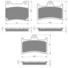 3 Kit plaquettes frein Yamaha XJR 1300  Av G, Av D et Ar 015-070X2 - EBC FA88 et FA168/252 - Raven 104-140