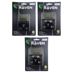 3 Kit plaquettes frein Yamaha YZF 600R Thundercat  Av G, Av D et Ar 015-070X2 - EBC FA88 et FA168/252 - Raven 104-140