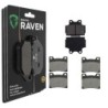3 Kit plaquettes frein Yamaha FZR 400  Av G, Av D et Ar 067-015X2 - EBC FA104 et FA88 - Raven 104-143