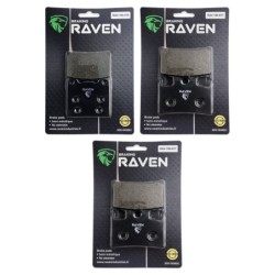 3 Kit plaquettes frein Suzuki RF 900  Av G, Av D et Ar 016-017X2 - EBC FA63 et FA145 236 - Raven 104-144