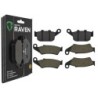 3 Kit plaquettes frein Honda XL 650 Transalp  Av G, Av D et Ar 020-041X2 - EBC FA140 et FA185 - Raven 104-151