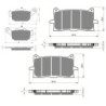 3 Kit plaquettes frein Honda CBR 650 R  Av G, Av D et Ar 020-379X2 - EBC FA140 et FA679HH - Raven 104-154