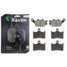 3 Kit plaquettes frein Honda CB 900 F 919  Av G, Av D et Ar 021-069X2 - EBC FA174 et FA187 - Raven 104-155