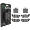 3 Kit plaquettes frein Italjet Marco Polo 400  Av G, Av D et Ar 150-022X2 - EBC FA298 et FA142 - Raven 104-160