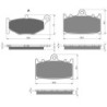 3 Kit plaquettes frein Suzuki GSR 400  Av G, Av D et Ar 241-032X2 - EBC FA419 et FA158 - Raven 104-172