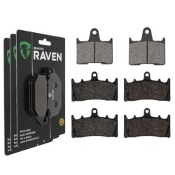 3 Kit plaquettes frein Suzuki GSX 1400  Av G, Av D et Ar 148-039X2 - EBC FA254 et FA188 - Raven 104-175