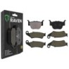 3 Kit plaquettes frein Honda TRX 450 Sportrax  Av G, Av D et Ar 243-041X2 - EBC FA373 et FA185 - Raven 104-176