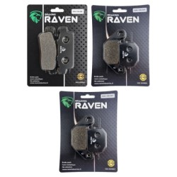 3 Kit plaquettes frein Daelim ET 250  Av G, Av D et Ar 286-047X2 - EBC FA427 et FA83 - Raven 104-177
