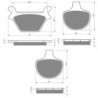 3 Kit plaquettes frein Harley-davidson Sportster 1200 Sport XL1200S Av G, Av D et Ar 056-057X2 - EBC FA200 et FA94 - Raven 104-1