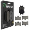 3 Kit plaquettes frein Yamaha FZS 600 Fazer Av G, Av D et Ar 067-070X2 - EBC FA104 et FA168/252 - Raven 104-182