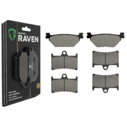 3 Kit plaquettes frein Yamaha XV 1900 Midnight Star  Av G, Av D et Ar 165-070X2 - EBC FA319/2 et FA168/252 - Raven 104-183
