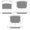 3 Kit plaquettes frein Suzuki GS 550  Av G, Av D et Ar 076-138X2 - EBC FA36 et FA65 - Raven 104-187