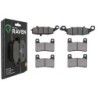 3 Kit plaquettes frein Suzuki VZR 1800 Intruder M1800R  Av G, Av D et Ar 124-213X2 - EBC FA231 et FA379 - Raven 104-194