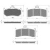 3 Kit plaquettes frein Mv-agusta Brutale 750 Oro S F4 Av G, Av D et Ar 235-126X2 - EBC FA320 et FA249, 424 - Raven 104-196