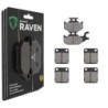 3 Kit plaquettes frein Yamaha Kodiak 450  Av G, Av D et Ar 182-144X2 - EBC FA307 et FA54 - Raven 104-200