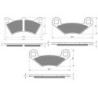 3 Kit plaquettes frein Polaris LUH 500  Av G, Av D et Ar 208-162X2 - EBC FA313R et FA159 - Raven 104-207