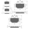 3 Kit plaquettes frein Adly Crossroad Sentinel 300  Av G, Av D et Ar 283-230X2 - EBC FA431 et FA377 - Raven 104-218
