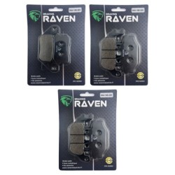 3 Kit plaquettes frein Adly S 500  Av G, Av D et Ar 283-230X2 - EBC FA431 et FA377 - Raven 104-218