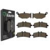 3 Kit plaquettes frein Suzuki GSX 1300 RR Hayabusa  Av G, Av D et Ar 241-258X2 - EBC FA419 et FA447HH - Raven 104-222