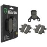 3 Kit plaquettes frein Quadzilla WK 140  Av G, Av D et Ar 320-250X2 - EBC FA654 et FA448 - Raven 104-223