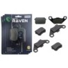 3 Kit plaquettes frein Adly Interceptor 300  Av G, Av D et Ar 283-288X2 - EBC FA431 et FA416 - Raven 104-231