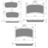 3 Kit plaquettes frein Yamaha MT-01 1700  Av G, Av D et Ar Nc -  - Raven 104-240