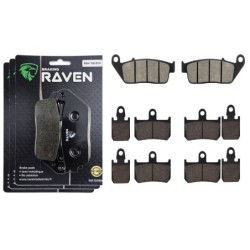 3 Kit plaquettes frein Yamaha MT-01 1700  Av G, Av D et Ar 014-246X2 -  - Raven 104-241
